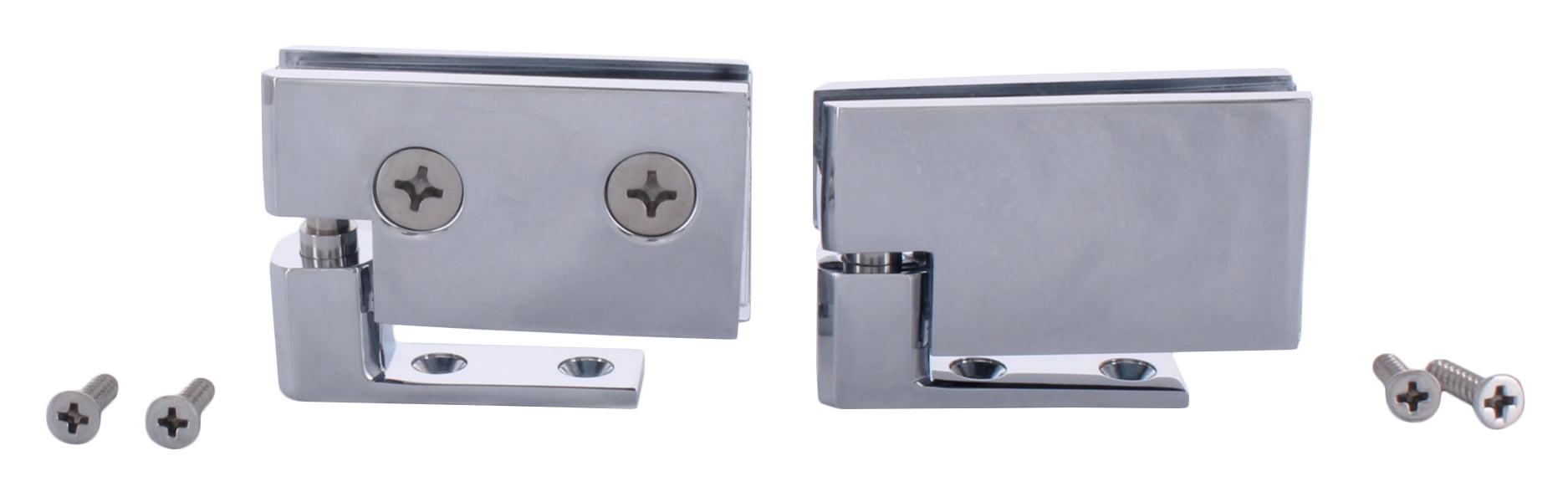 CRL FA50CH Chrome Surface Mount Pivot Hinges