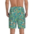 thumbnail image 3 of Fotbe Mushrooms and Flowers Pajama Shorts for Men, Men's Pajama Bottoms, Sleepwear,Short Pajama Pants-4X-Large, 3 of 9
