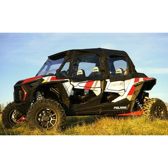 SEIZMIK 51-20990 Soft Upper Doors - Rear Windshield - Roof - Black - Polaris - RZR