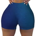 thumbnail image 2 of Fotbe teal blue Shorts Sin Costuras – Shorts Deportivos de Cintura Alta para Mujer, Elásticos para Gimnasio, Yoga, Running o Ciclismo-X-Large, 2 of 8