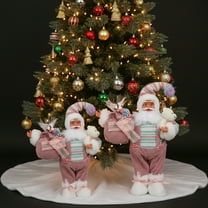PUYA Christmas Santa Claus Doll Gift Toy Home Table Decoration Collectible Figurines For Xmas Holiday