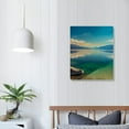 thumbnail image 4 of LHONGY Lake Tahoe Wall Art - Emerald Bay Landscape Canvas Print, Crystal &amp; Mountain Scenery 12x16 in, 4 of 5