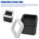 thumbnail image 3 of GOOHOCHY 4Ud Protectores Para Muebles Anti Deslizantes Negros Para Sofá Y Mesas En Hogar, 3 of 6