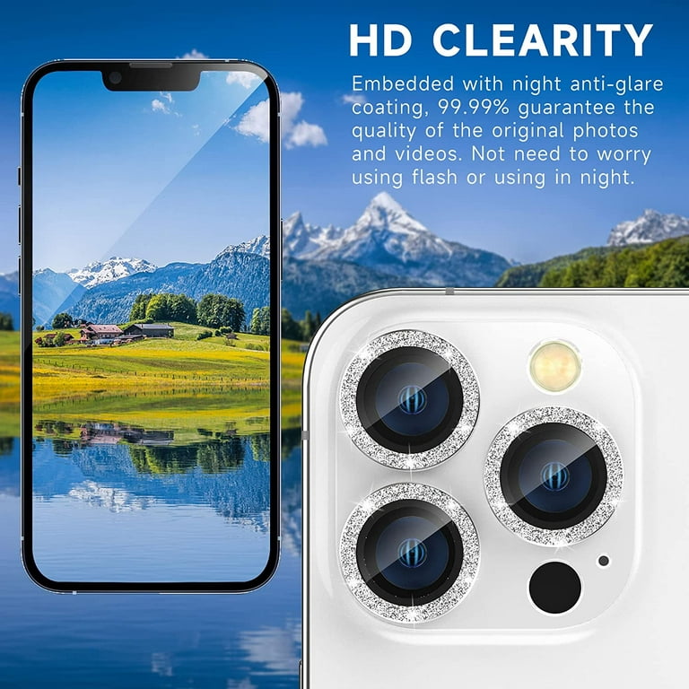 Olixar Tempered Glass Camera Lens Protectors - For iPhone 14 Pro Max