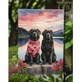 thumbnail image 3 of Newfoundland Two Hearts Garden Flag 11.25 in x 15.5 in, 3 of 5