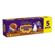 Cadbury Caramel Egg Milk Chocolate Caramel Easter Candy, Pack 1.2 oz, 5 Pieces