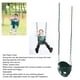 thumbnail image 3 of Columpio para niños pequeños con cubo completo respaldo ergonómico Cadenas recubiertas de plástico Columpio con cubo Capacidad de carga fuerte Fácil de instalar Respaldo alto ANGGREK Otros, 3 of 8