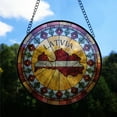 thumbnail image 2 of Latvia Travel Decor Suncatcher Stained Glass Window Hanging, Gift for Traveller, Collection of Country Travel Souvenirs for Family and Friends, Latvia Map and Flag Décor, 2 of 6