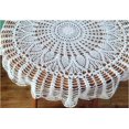 thumbnail image 1 of nipocaio Handmade Crochet Round Tablecloth Placemat Diy (white)1pcs, 1 of 4