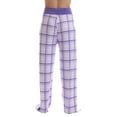 thumbnail image 3 of Just Love Women Buffalo Plaid Pajama Pants Sleepwear (Purple Plaid, 1X), 3 of 3
