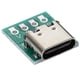 thumbnail image 3 of Conector tipo C de 16 pines de 6 piezas a adaptador de PCB de 2,54 mm, USB C de 4 pines a DIP de 4 pines para carga y transmisión de datos, 3 of 5
