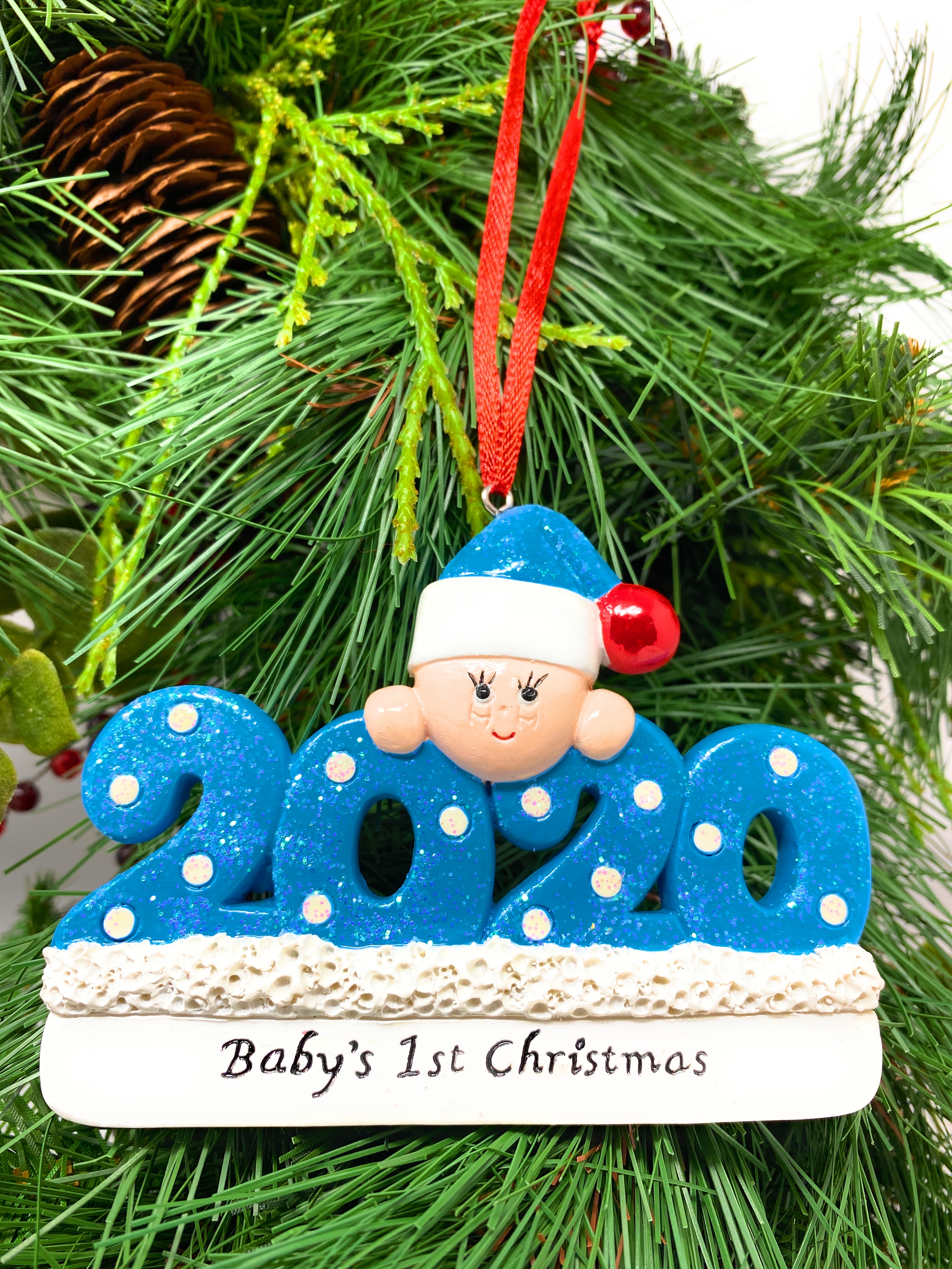 Christmas Ornaments Tree Decorations Holiday Xmas Babys First Christmas