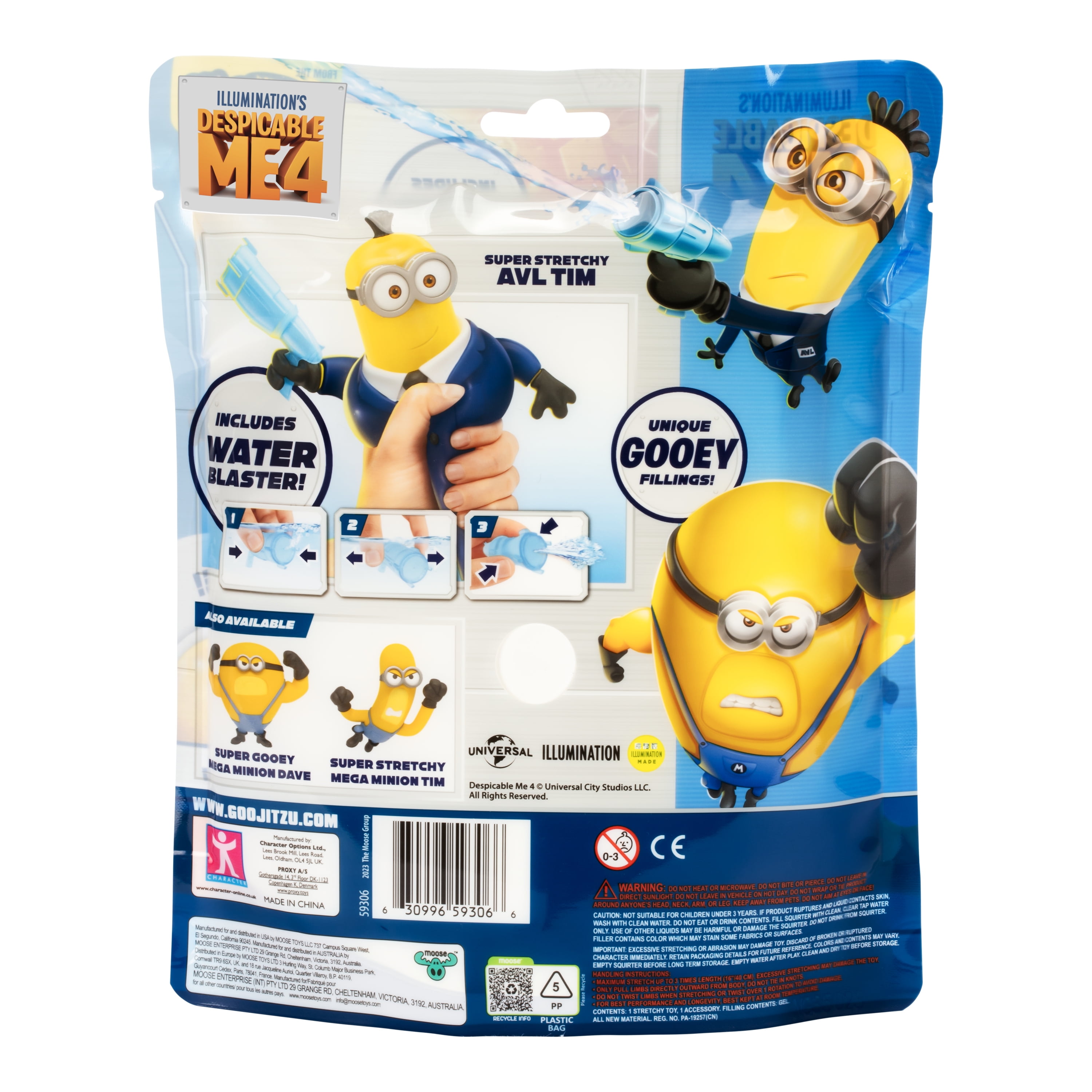 Despicable Me Compatible Child Action Figure, ABS Yellow, 3.23 x