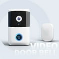 thumbnail image 4 of CHUANK Smart Doorbell Camera Wireless  Remote Video Doorbell Intelligent Visual Chime 65° Wide Angle Night Vision Monitoring Security Door Doorbell for Home, 4 of 8