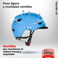 thumbnail image 2 of Casco para bicicleta ciclista talla G azul azul, 2 of 10