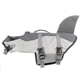 thumbnail image 4 of Herwey Canvas Sponge Shark Design Waterproof Pet Swimming Safety Vest Clothes Life Jacket for Large Dogs, 4 of 7
