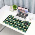 thumbnail image 6 of Kdxio Green Squares Print Large Gaming Mouse Pad,Non-Slip Base,Water Resist Keyboard Pad for Gamer,Office & Home,29.5 x 15.8 in, 6 of 9