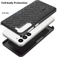 thumbnail image 6 of Shell Holster Kickstand Case with Spring Belt Clip for Samsung Galaxy S23 - Black, 6 of 9