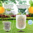 thumbnail image 5 of 4 Pack Garden Mesh Netting,39.4"X31.5" Garden Netting Barrier,Netting for Plant with Drawstring,Protection Net Covers Bags for Vegetables,Tree, 5 of 6