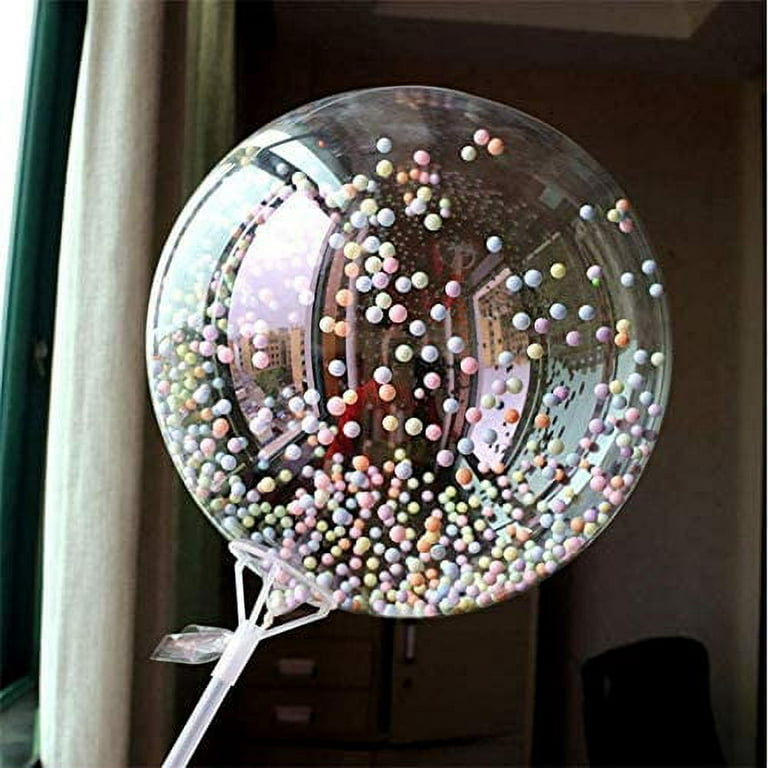 Balloon Sticks With Cups Transparent Pop Balloon Holder - Temu