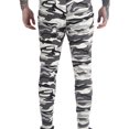 thumbnail image 6 of Ernkv Cargo Pants for Men Fashion Fall Winter Long Trousers Comfy Lounge Casual Floral Print Soft Safety Full Pants with Pocket High Waist White M, 6 of 7