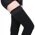 thumbnail image 4 of Thigh High Compression Socks, Firm Support 20-30 mmHg Gradient Compression Stockings with Silicone Band. Treatment for Runnin, 4 of 5