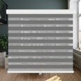 thumbnail image 1 of Cordless Zebra Blinds Roller Shades for Window-Dual Layer Sheer Blinds Light Control with Valance Day Night Privacy Light Filtering Fabric ; W x ; H (W.xHcm), 1 of 7
