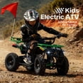 thumbnail image 4 of All-Terrain 4 & Wheeler,15 mph Variable Speeds,Sunderwell 500W 36V High-Torque Motor,Parent Control,15 Miles(Green), 4 of 8