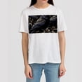 thumbnail image 4 of Crow Classic White 100% Cotton T-Shirt for Men - Comfortable Short Sleeve Tee with Breathable Fabric- Stylish Crew Neck Design for All Occasions, 4 of 5