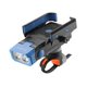 thumbnail image 5 of Luz delantera de bicicleta,Soporte para teléfono con luz de bicicleta multifuncional con bocina,Faro de bicicleta recargable de 380 lm,Accesorios de conducción impermeables Sonido de, 5 of 9