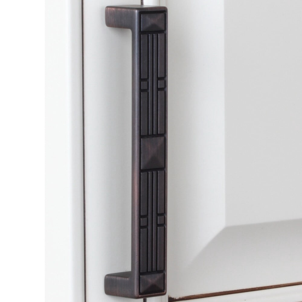 GlideRite  5-inch CC Craftsman Series Oil Brushed Bronze Cabinet Pulls (Case of 25)