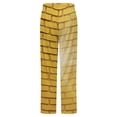 thumbnail image 6 of Brick Wall, Yellow Brick Stone Wall Sunlight Winter Female Pants Flannel High Waist Women Pants Lady Warm Straight Leg Plush Trousers, 6 of 7