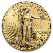 1/10 oz American Gold Eagle Coin BU (Random Year)