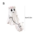thumbnail image 4 of Sueriy Ghost Walking Dog Statue, Spooky Ghost Dog Halloween Figurine, Halloween Ghost Dog Statues, Ghost Walking His Ghost Dog, Halloween Ghost Decor for Indoor Outdoor, 4 of 8