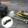 thumbnail image 3 of Trailer Ball Mount Solid Steel Tow Ball Hitch 2 Inch Trailer Hitch Trailer Hitch 6000-Pound Capacity For Trucks For 2-in, 3 of 5