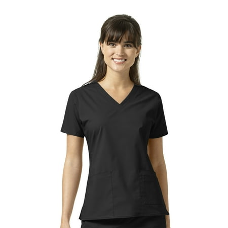 Vera Bradley Signature Collection Women's "Maya" V-Neck Quilted Scrub Top