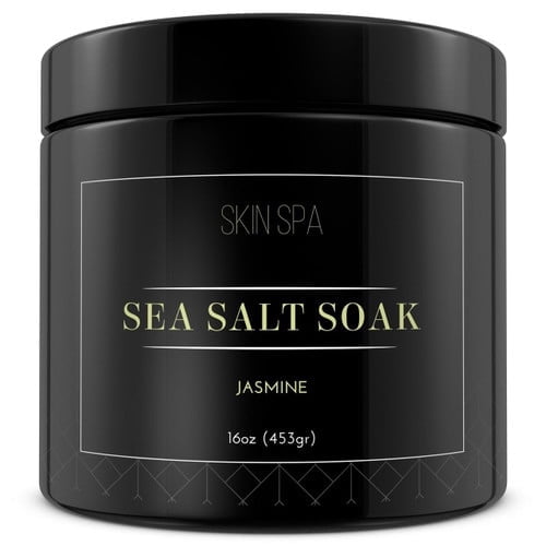 Mineral Sea Salt Soak - Jasmine – 16oz (453gr)