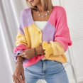 thumbnail image 2 of Women's Long Sleeve Lightweight Knit Sweater – Crewneck Soft Loose Fit Pullover Top for Casual Fall 2025 Trendy Outfits, 2 of 9