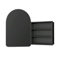 thumbnail image 5 of MAYEERTY 24"x16" Iron Arched Bathroom Mirror Cabinet, Gold, 5 of 6