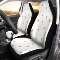 thumbnail image 2 of Juego de 2 Fundas ABPHQTO para Asientos de Coche Lunares Dorados y Blancos Universales, 2 of 4
