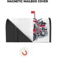 thumbnail image 3 of Mailbox Cover Cartoon Fire Truck Red Grey Car Mailbox Covers Magnetic Standard Size,Post Box Cover for Outdoor Garden Yard,Patriotic Firefighter Trucks on White Mailbox Wraps Mailbox Decals 21x18in, 3 of 6