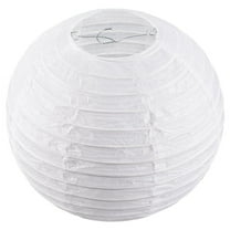 White Chinese/Japanese Paper Lantern/Lamp 8" Diameter
