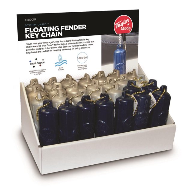 Taylor Made Key Chain 282057 Floating Fender Key Chain Display; Countertop Merchandiser