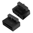 thumbnail image 2 of 1/2/3/5PCS USB 30 19P 20P 90 Degree Computer Motherboard Header Adapter Plug-in Converter PC Desktop Mainboard Connector Plugs, 2 of 5
