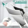 thumbnail image 7 of Eagle Beak Beveled Nail Clippers,Wide Jaw Opening Anti-Splash Slanted Nail Clipper,Edge Nail Clippers 3-Piece Set,Long Handle Wide Jaw Opening Anti-Splash Slanted Nail Clipper for Men Women(Green), 7 of 7