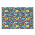 thumbnail image 1 of Flower Cutting Board, Flowering Spring Freshness Playroom Daisy Peony Lily Petals, Decorative Tempered Glass Cutting and Serving Board, Large Size, Multicolor, by Ambesonne, 1 of 1