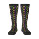 thumbnail image 1 of Balery Mardi Gras Shiny Green Purple Calcetines novedosos Calcetines deportivos Calcetines hasta la rodilla Calcetines de algodón Calcetines originales y geniales, 1 of 6