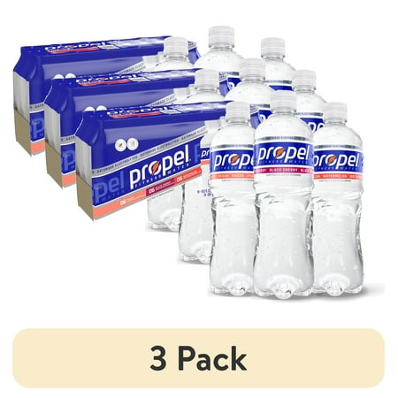 (3 pack) Propel Electrolyte Water Beverage Variety Pack, 16.9 fl oz, 18 Count Bottles