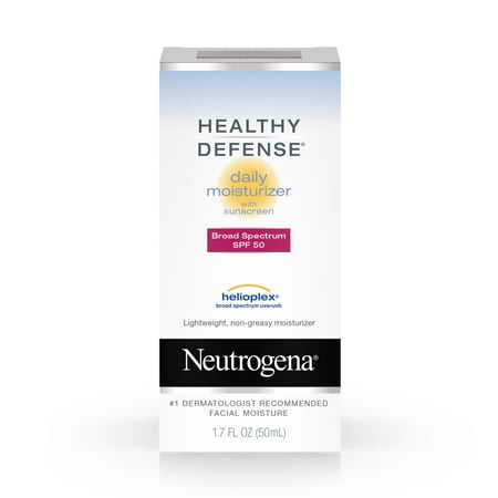 Neutrogena Healthy Defense Daily Moisturizer With Broad Spectrum Spf 50 Sunscreen, 1.7 Fl. Oz. - Walmart.com