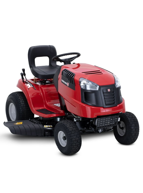 Yard Machines 42-in Riding Lawn Mower with 500cc Briggs & Stratton Gas Powered Engine